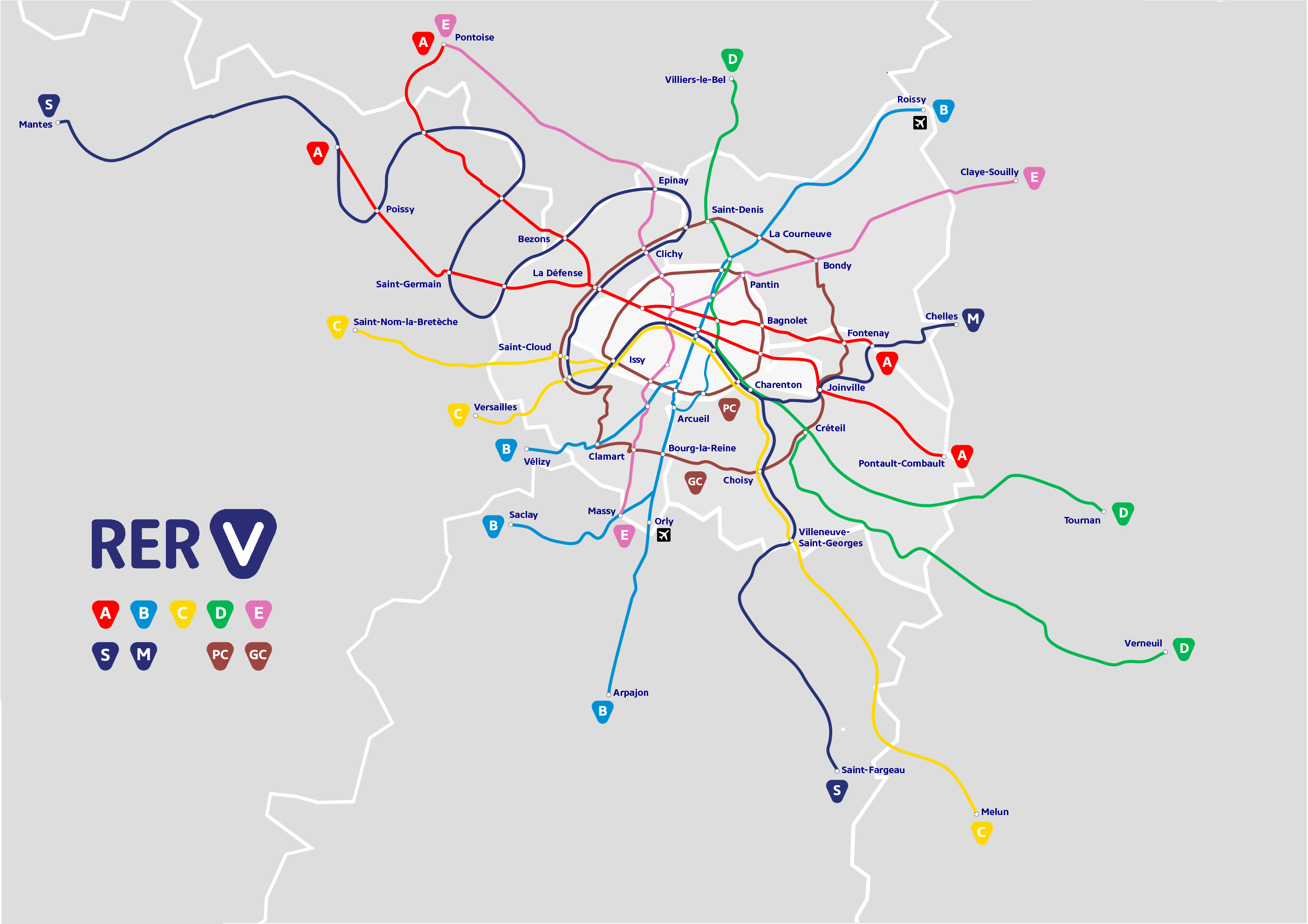 Plan piste cyclable online paris 2020